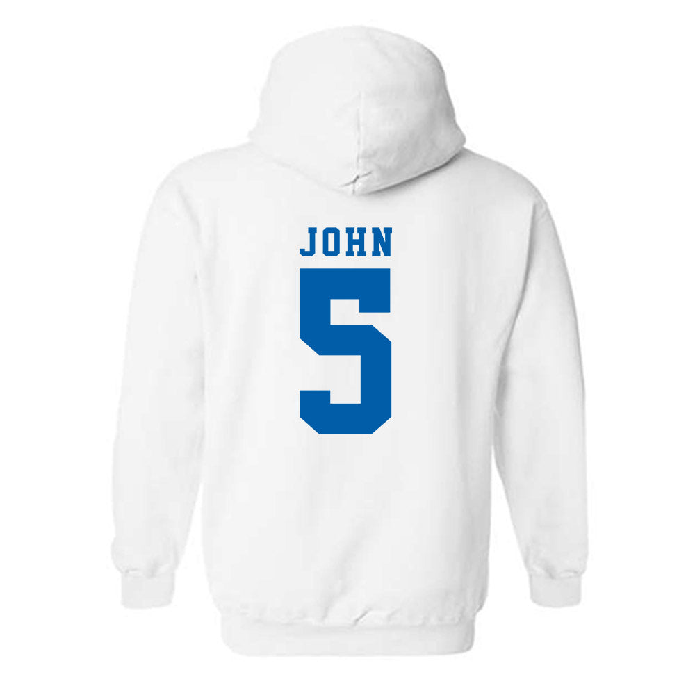 Buffalo - NCAA Men's Basketball : Shay John - Classic Shersey Hooded Sweatshirt-3