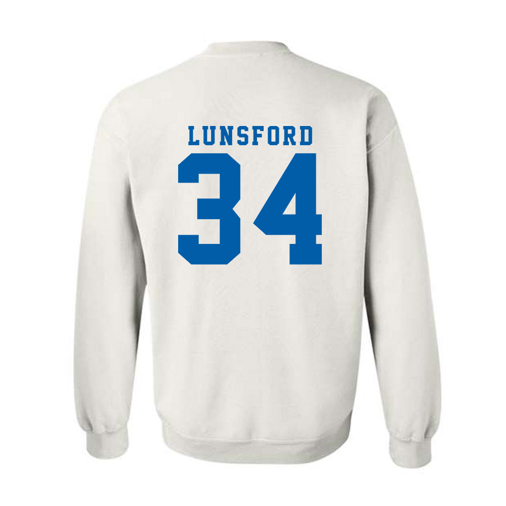 Buffalo - NCAA Football : Preston Lunsford - Classic Shersey Crewneck Sweatshirt-1
