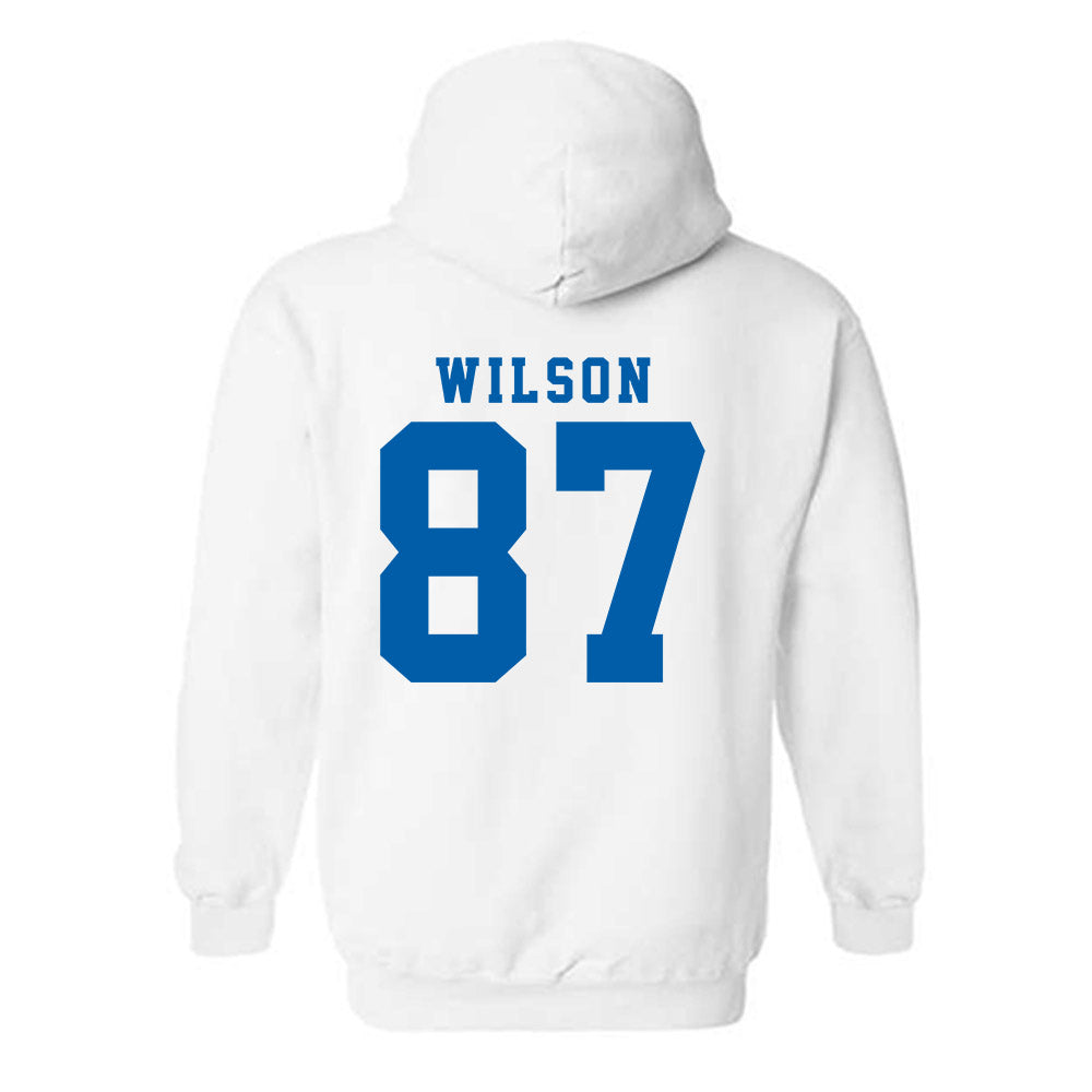 Buffalo - NCAA Football : Trevor Wilson - Classic Shersey Hooded Sweatshirt-1