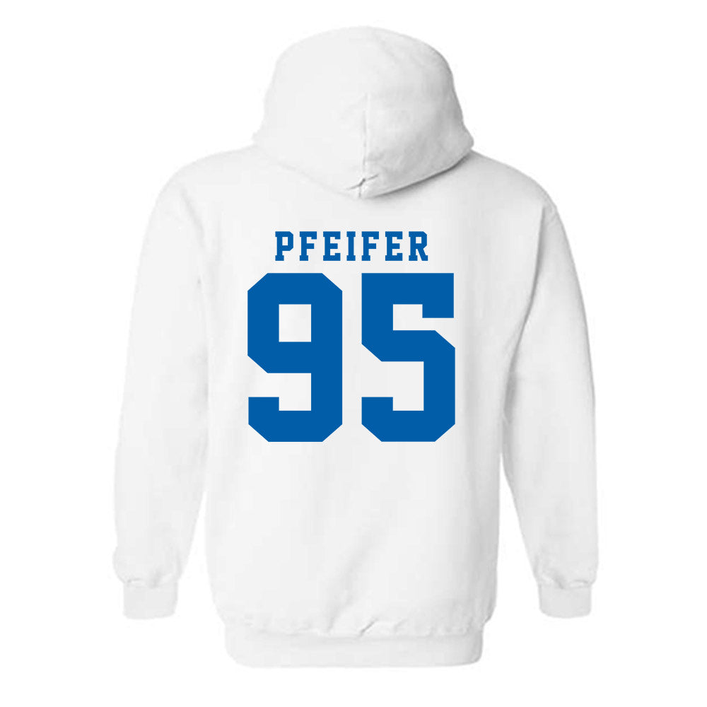 Buffalo - NCAA Football : Evan Pfeifer - Classic Shersey Hooded Sweatshirt-1