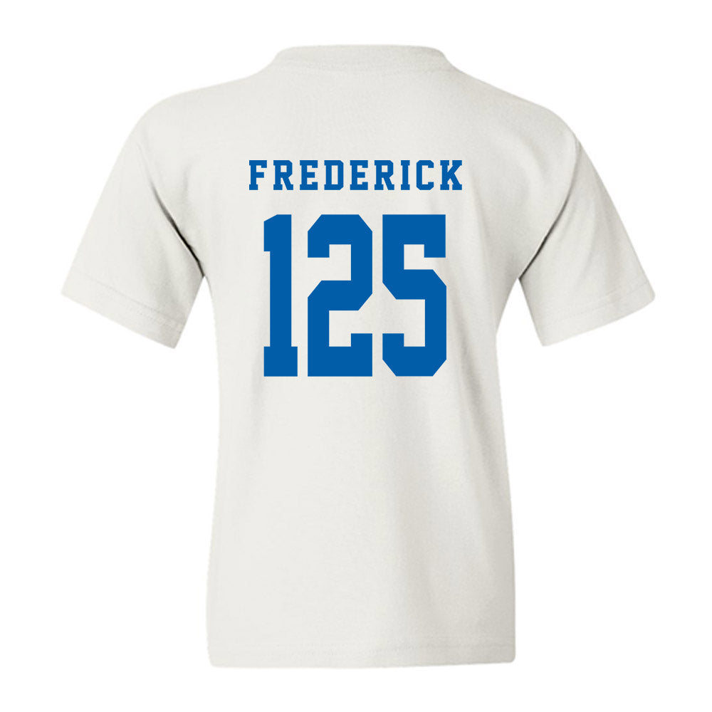 Buffalo - NCAA Wrestling : Brock Frederick - Classic Shersey Youth T-Shirt-1