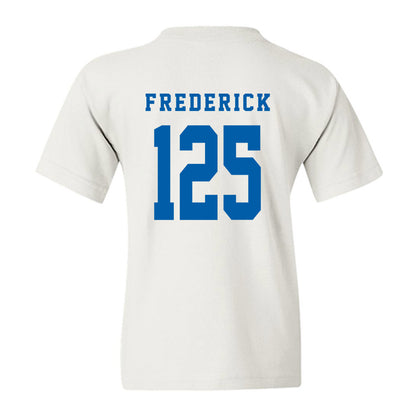 Buffalo - NCAA Wrestling : Brock Frederick - Classic Shersey Youth T-Shirt-1