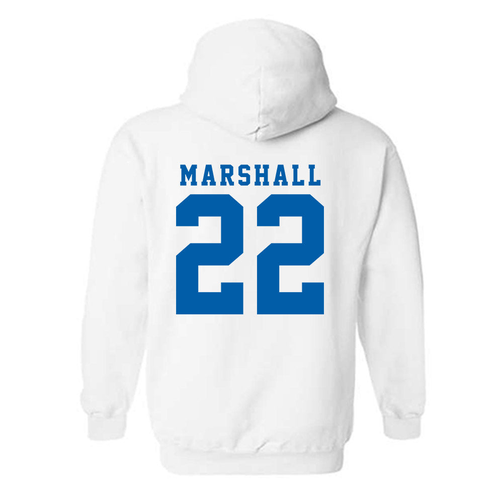 Buffalo - NCAA Women's Basketball : Jadeah Marshall - Classic Shersey Hooded Sweatshirt-1