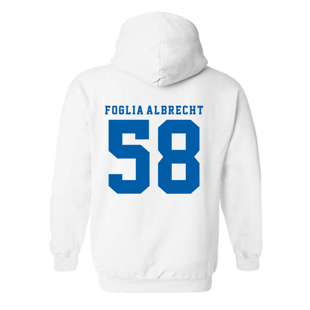 Buffalo - NCAA Football : Ben Foglia-Albrecht - Classic Shersey Hooded Sweatshirt-1