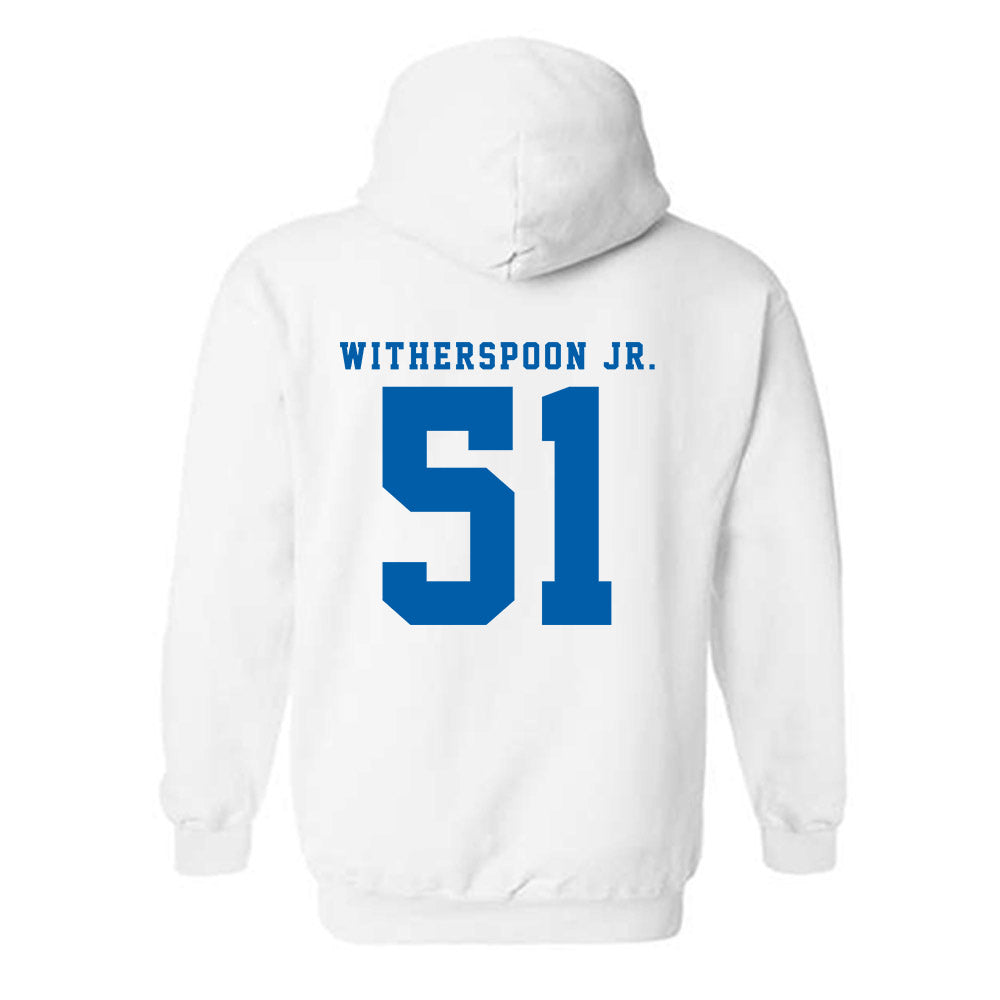 Buffalo - NCAA Football : Anwar Witherspoon Jr. - Classic Shersey Hooded Sweatshirt-1