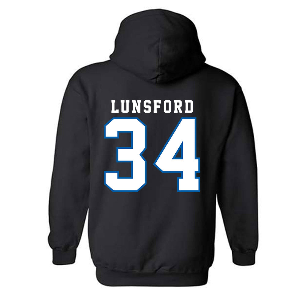 Buffalo - NCAA Football : Preston Lunsford - Classic Shersey Hooded Sweatshirt-1