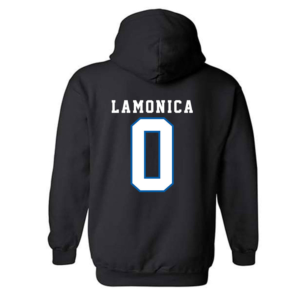 Buffalo - NCAA Women's Basketball : Ava LaMonica - Classic Shersey Hooded Sweatshirt-1