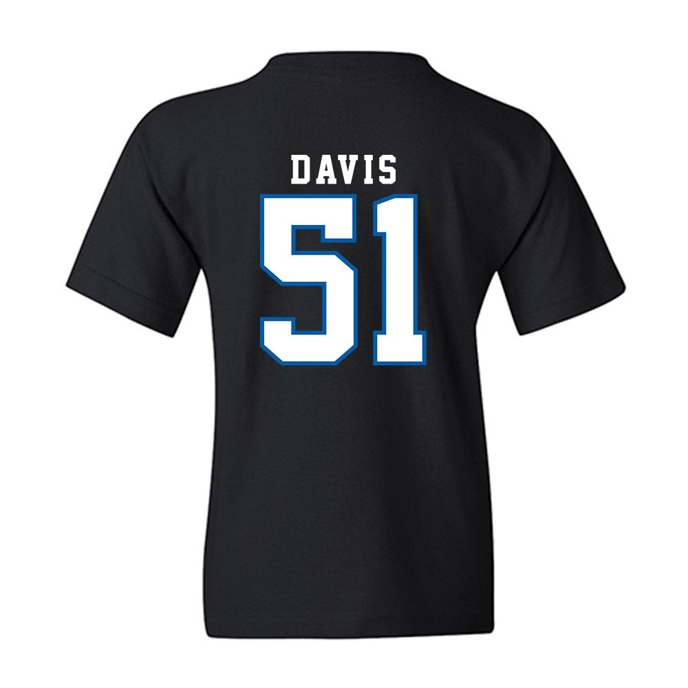 Buffalo - NCAA Football : Tyrone Davis - Youth T-Shirt-1