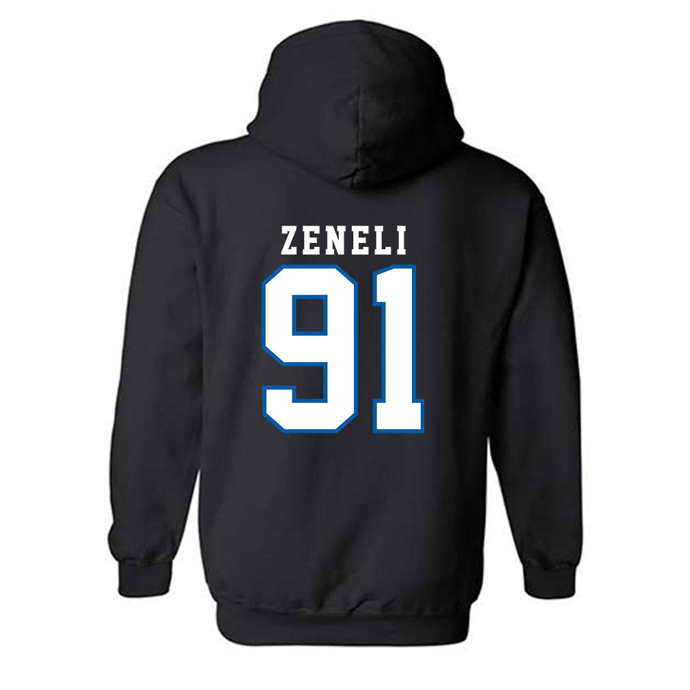 Buffalo - NCAA Football : Henri Zeneli - Classic Shersey Hooded Sweatshirt-1