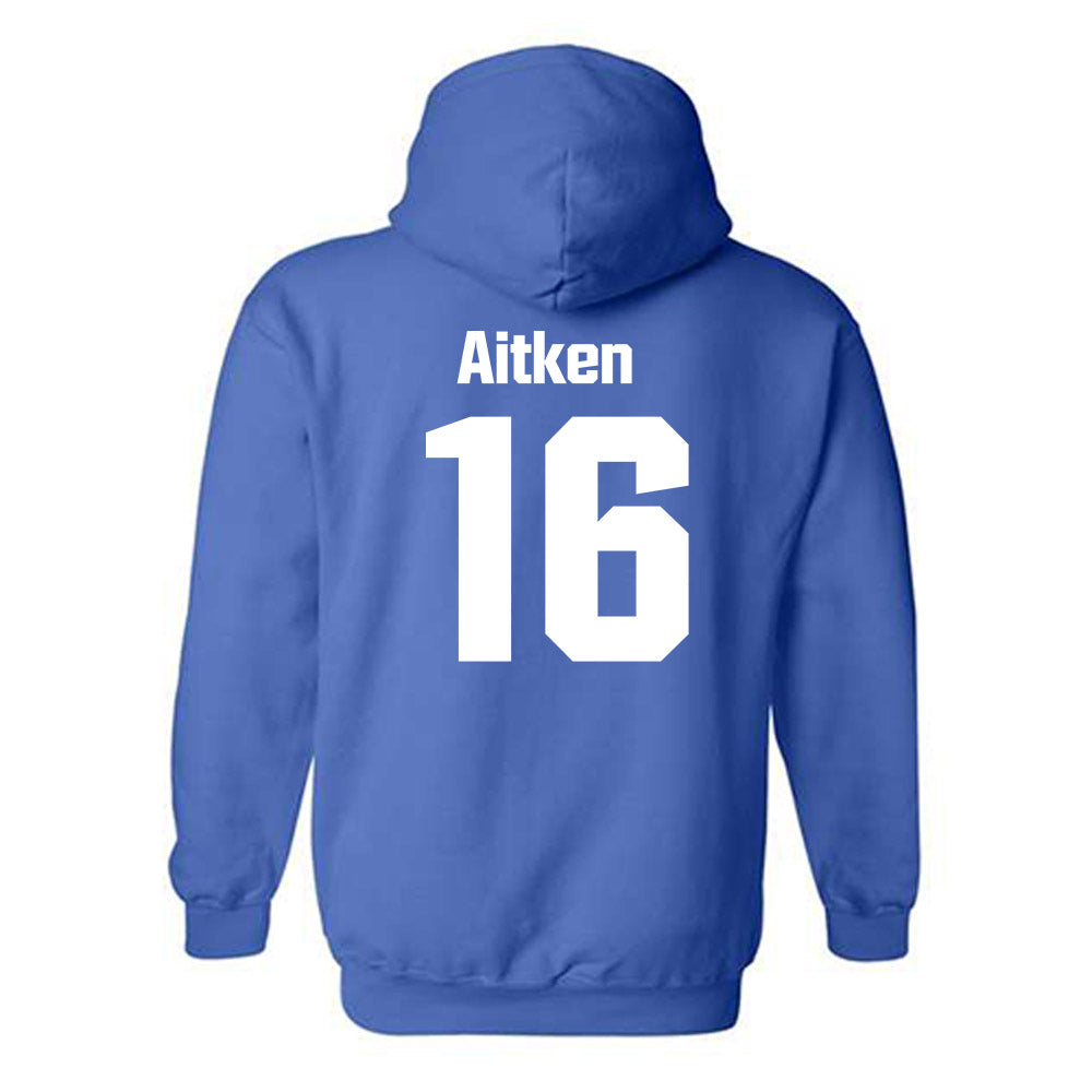 SJSU - NCAA Women's Soccer : Taejah Aitken - Classic Shersey Hooded Sweatshirt-1