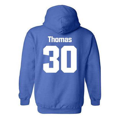 SJSU - NCAA Baseball : David Thomas - Classic Shersey Hooded Sweatshirt-1