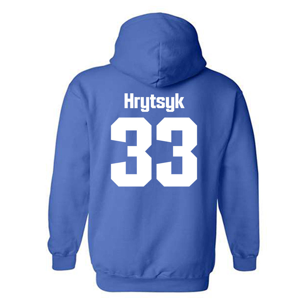 SJSU - NCAA Women's Volleyball : Bohdana Hrytsyk - Classic Shersey Hooded Sweatshirt-1