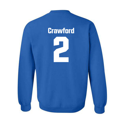 SJSU - NCAA Football : Maliki Crawford - Classic Shersey Crewneck Sweatshirt-1