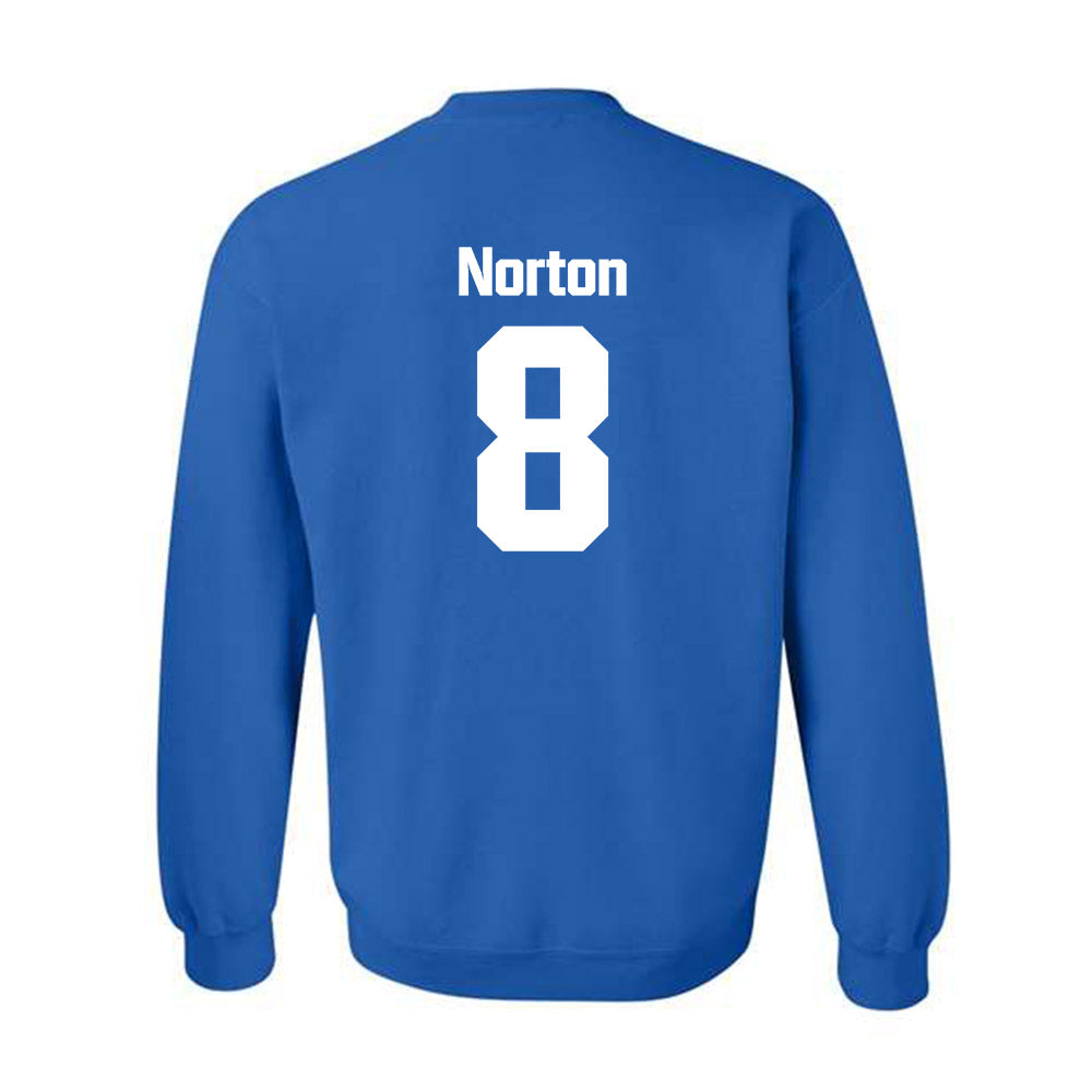 SJSU - NCAA Football : Runye Norton - Classic Shersey Crewneck Sweatshirt-1