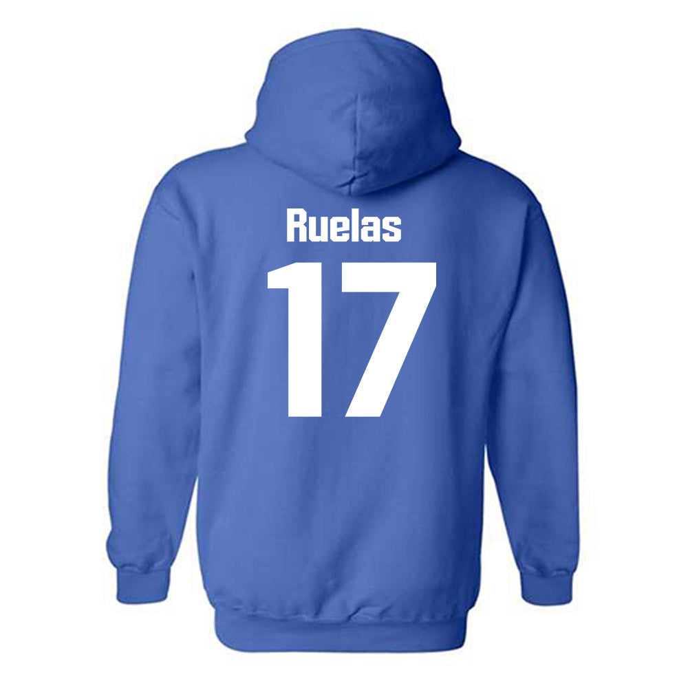 SJSU - NCAA Football : Ryker Ruelas - Classic Shersey Hooded Sweatshirt-1