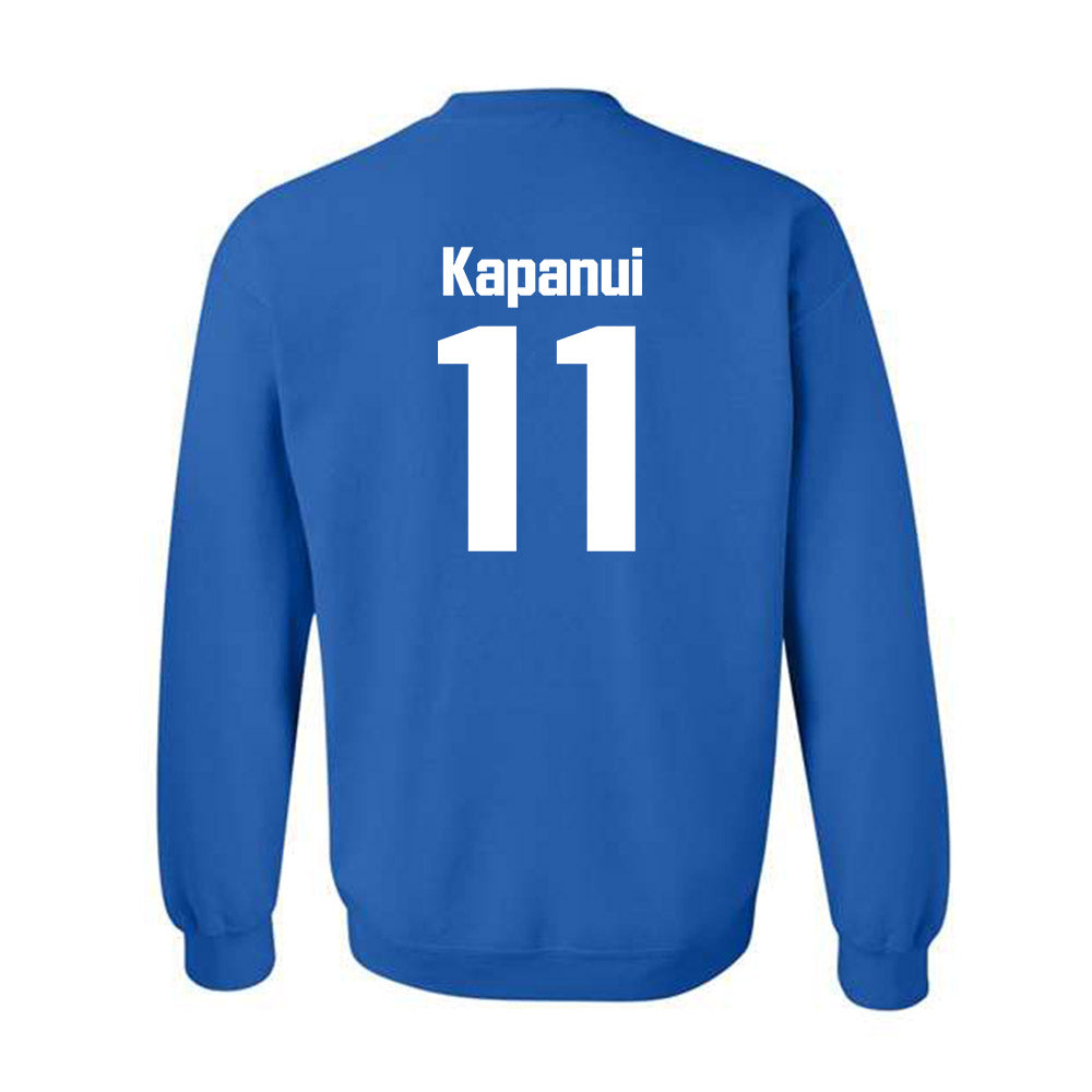 SJSU - NCAA Football : Champ Kapanui - Classic Shersey Crewneck Sweatshirt-1