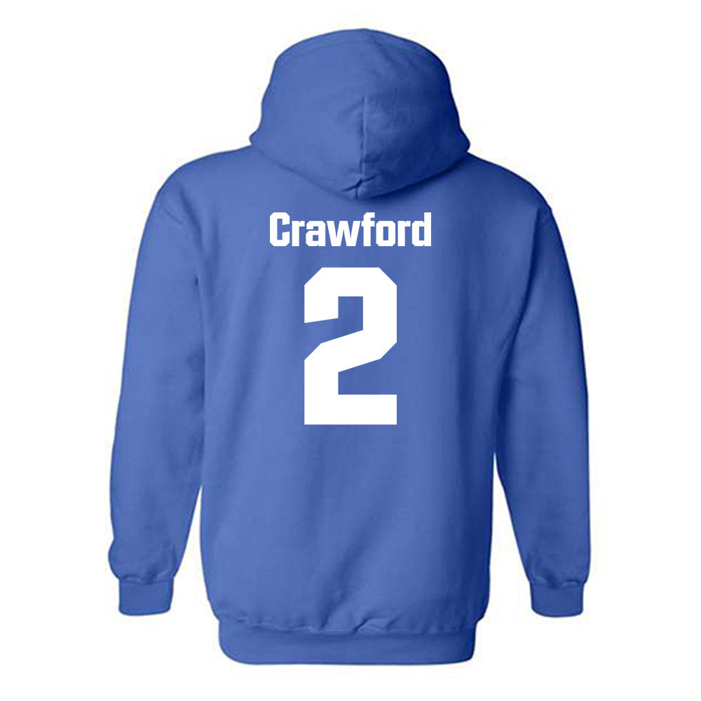 SJSU - NCAA Football : Maliki Crawford - Classic Shersey Hooded Sweatshirt-1