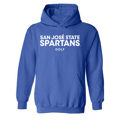SJSU - NCAA Men's Golf : KC Mungali - Classic Shersey Hooded Sweatshirt-0
