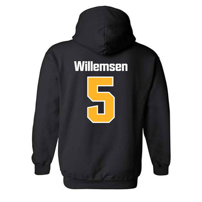 SJSU - NCAA Women's Water Polo : Nynke Willemsen - Classic Shersey Hooded Sweatshirt-1