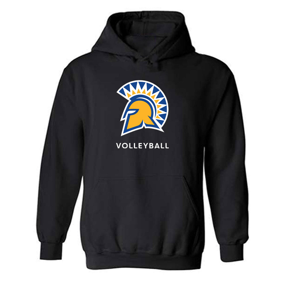 SJSU - NCAA Women's Volleyball : Fatimah Hall - Classic Shersey Hooded Sweatshirt-0