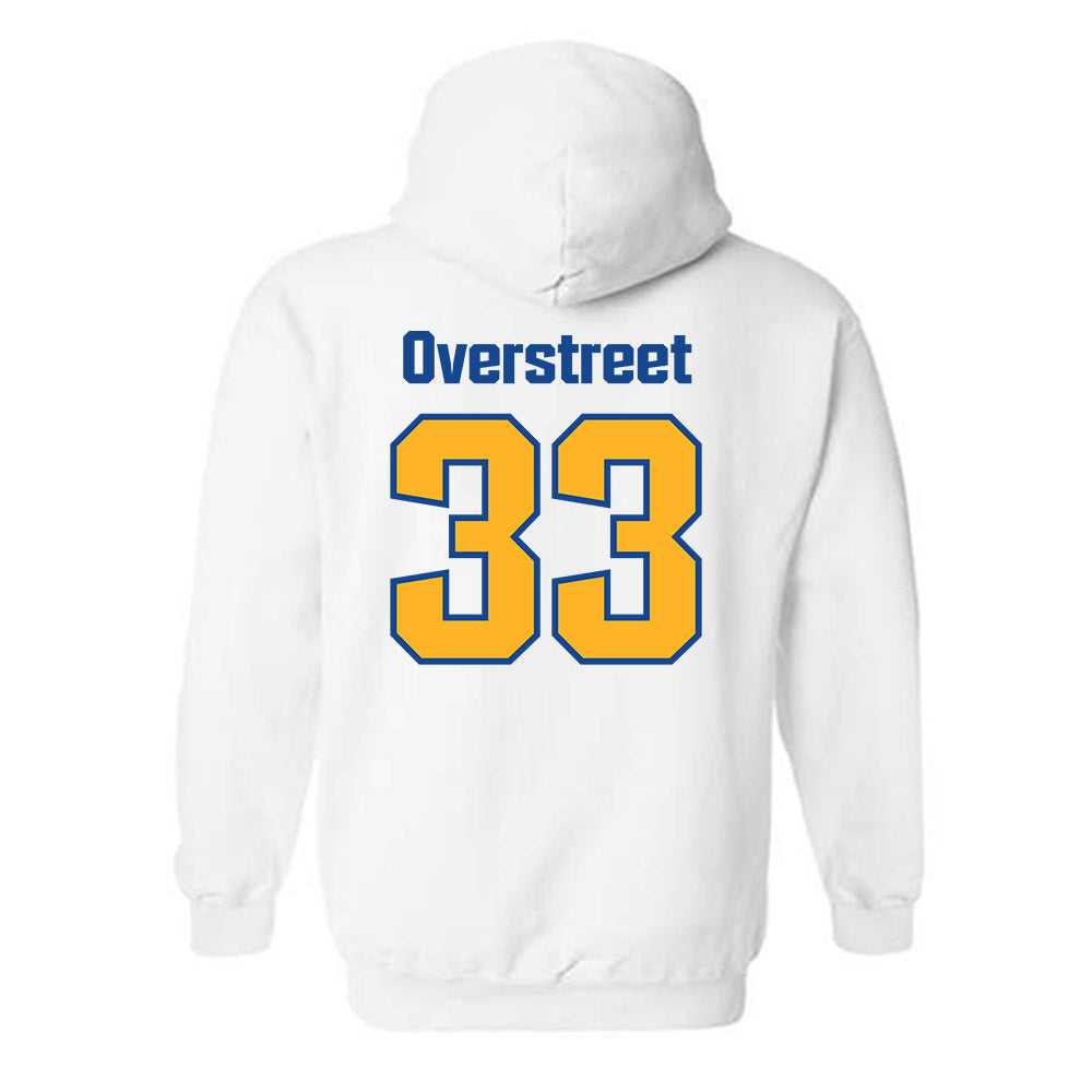 SJSU - NCAA Men's Basketball : Marcus Overstreet - Classic Shersey Hooded Sweatshirt-1