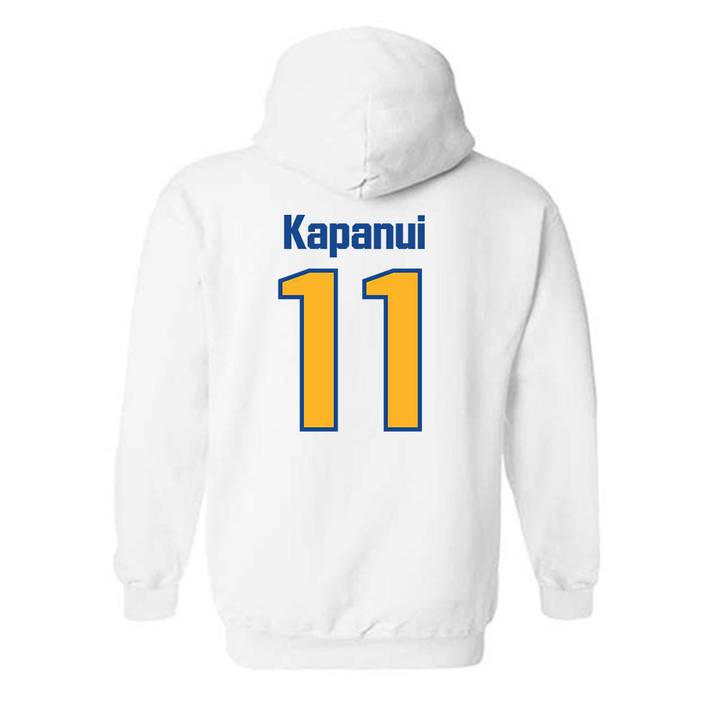 SJSU - NCAA Football : Champ Kapanui - Classic Shersey Hooded Sweatshirt-1