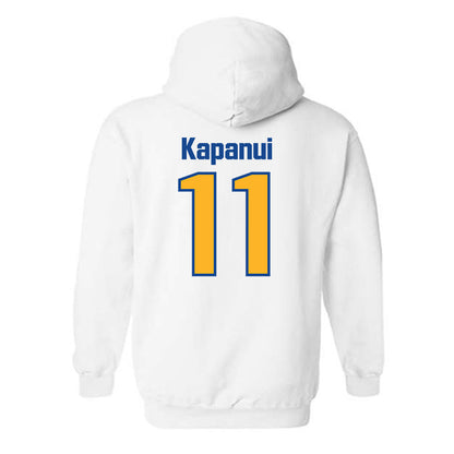 SJSU - NCAA Football : Champ Kapanui - Classic Shersey Hooded Sweatshirt-1