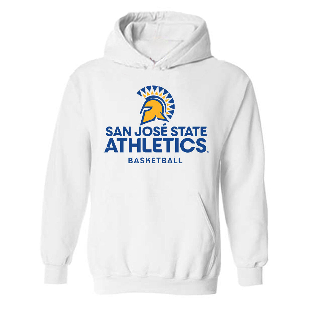 SJSU - NCAA Men's Basketball : Japhet Moupadele - Classic Shersey Hooded Sweatshirt-0