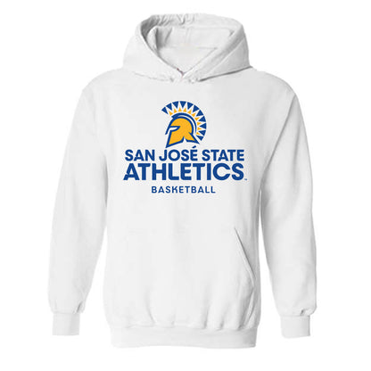 SJSU - NCAA Men's Basketball : Ben Roseborough - Classic Shersey Hooded Sweatshirt-0