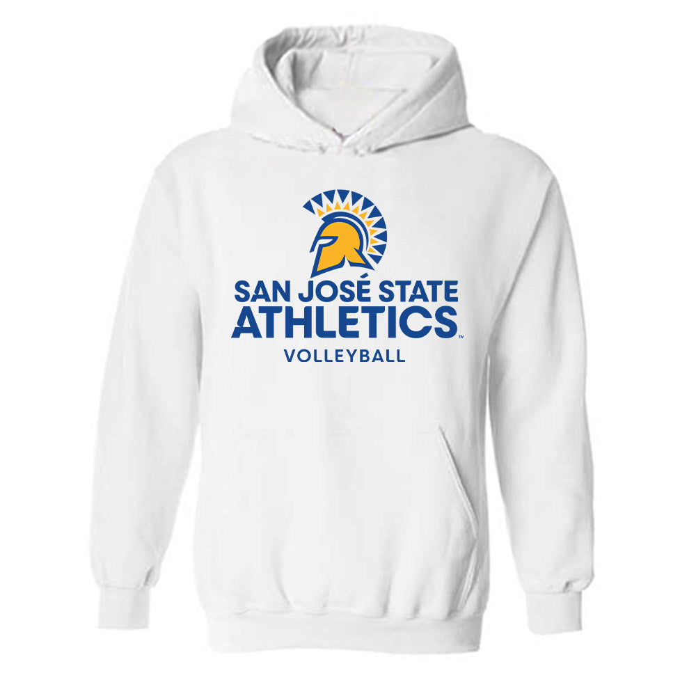 SJSU - NCAA Women's Volleyball : Fatimah Hall - Classic Shersey Hooded Sweatshirt-0