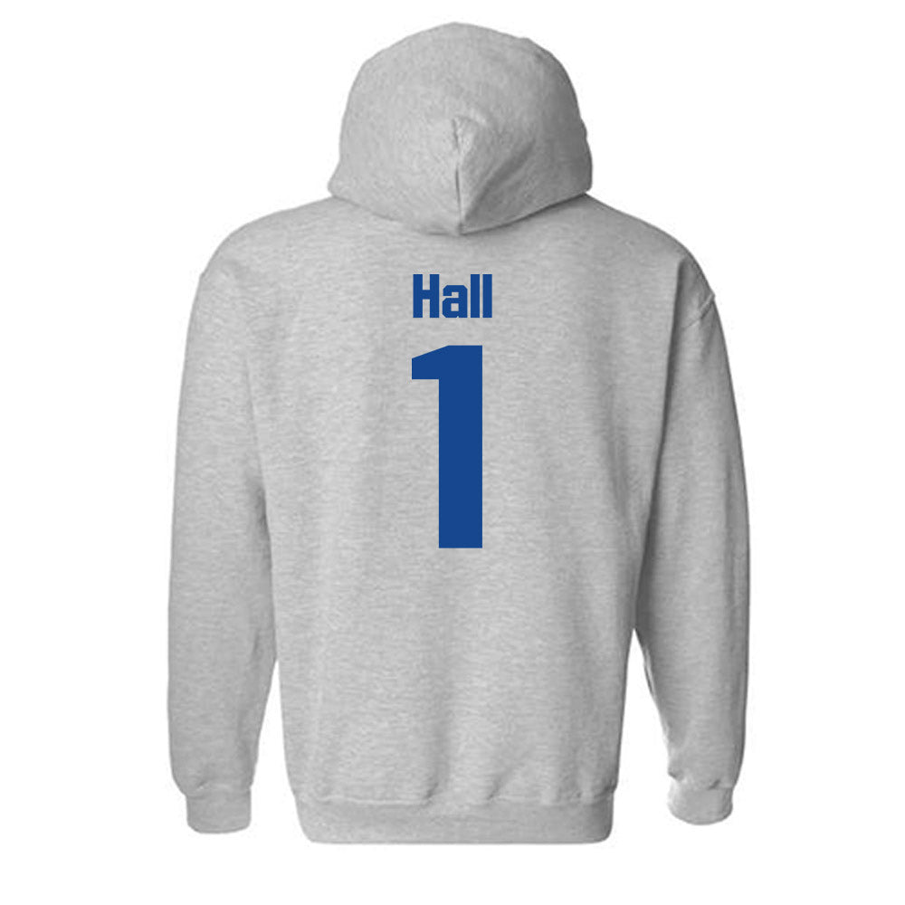 SJSU - NCAA Women's Volleyball : Fatimah Hall - Classic Shersey Hooded Sweatshirt-1