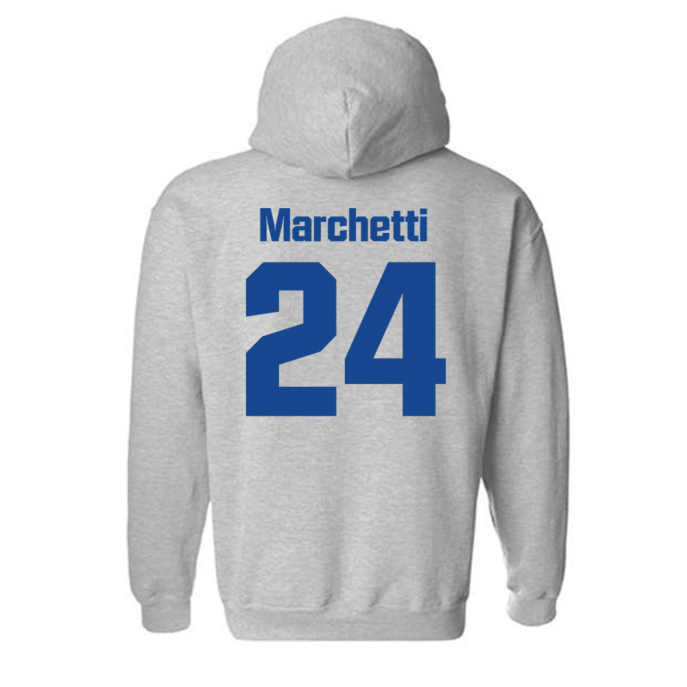 SJSU - NCAA Baseball : Landon Marchetti - Classic Shersey Hooded Sweatshirt-1