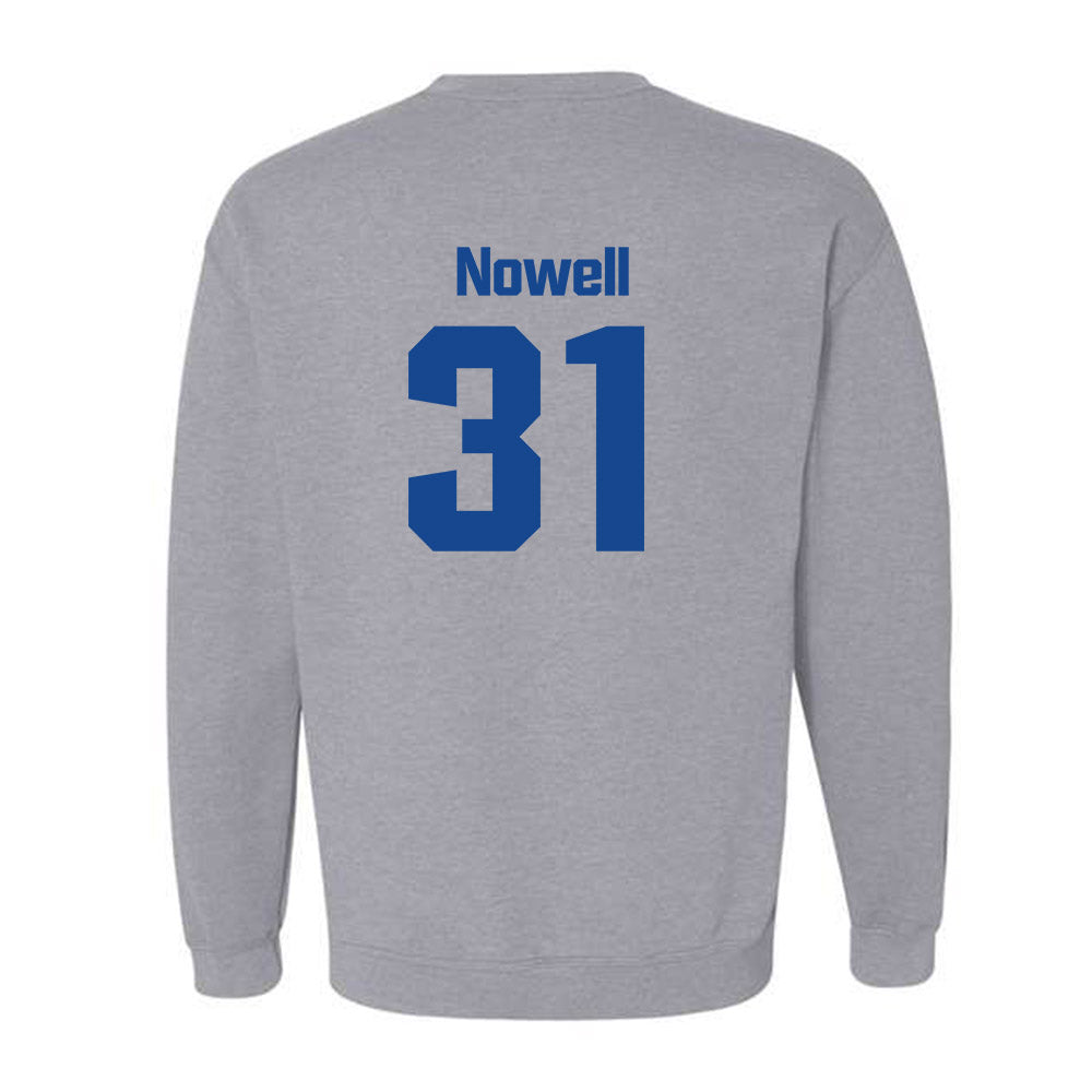 SJSU - NCAA Football : Hunter Nowell - Classic Shersey Crewneck Sweatshirt-1
