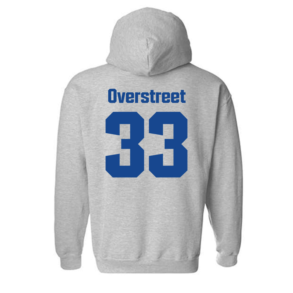 SJSU - NCAA Men's Basketball : Marcus Overstreet - Classic Shersey Hooded Sweatshirt-1