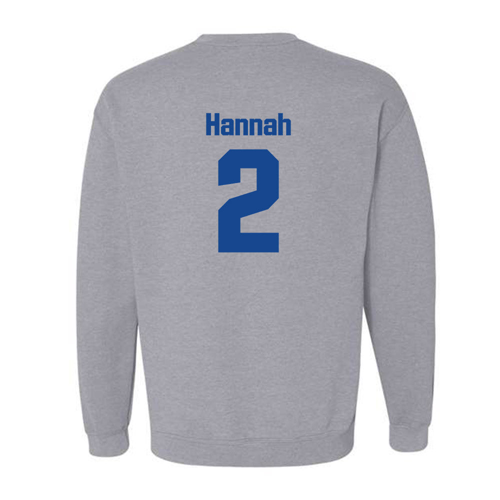 SJSU - NCAA Men's Basketball : Javaughn Hannah - Classic Shersey Crewneck Sweatshirt-1