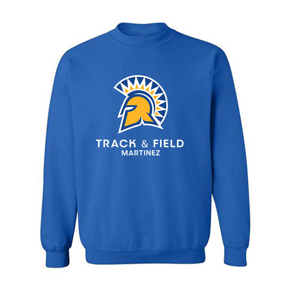 SJSU - NCAA Men's Track & Field : Sebastian Martinez - Classic Fashion Shersey Crewneck Sweatshirt-0