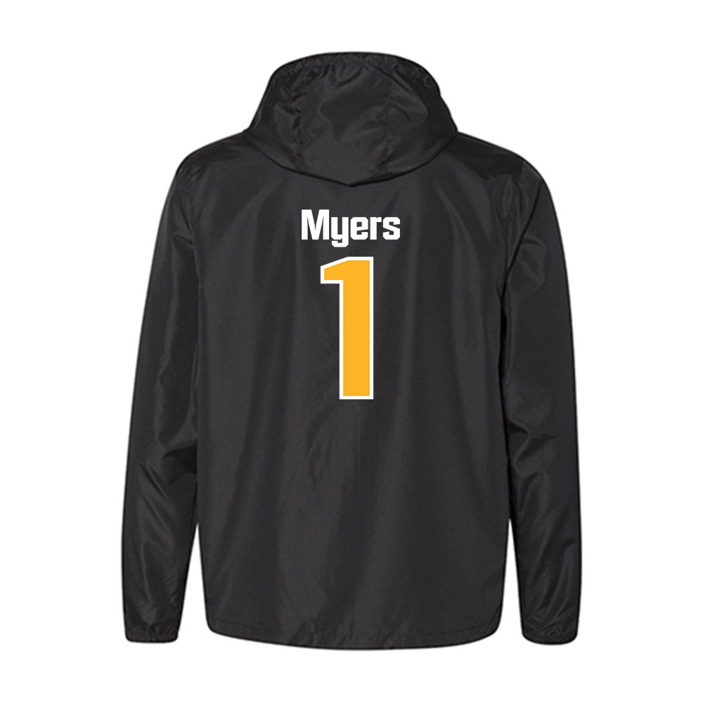 SJSU - NCAA Men's Basketball : Adrian Myers - Windbreaker-1