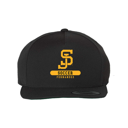 SJSU - NCAA Men's Soccer : Angel Fernandez - Snapback Hat-0