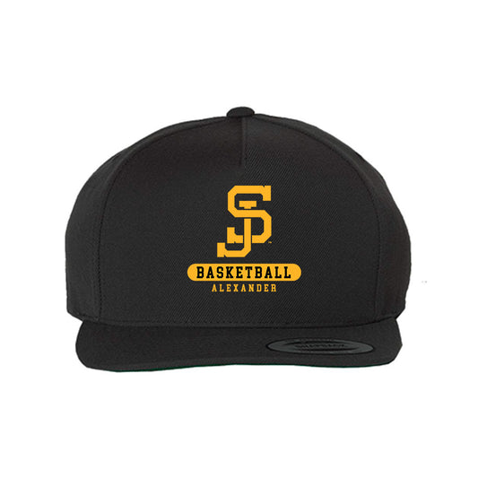 SJSU - NCAA Women's Basketball : Mecca Alexander - Snapback Hat-0