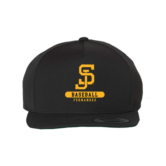 SJSU - NCAA Baseball : Alex Fernandes - Snapback Hat-0