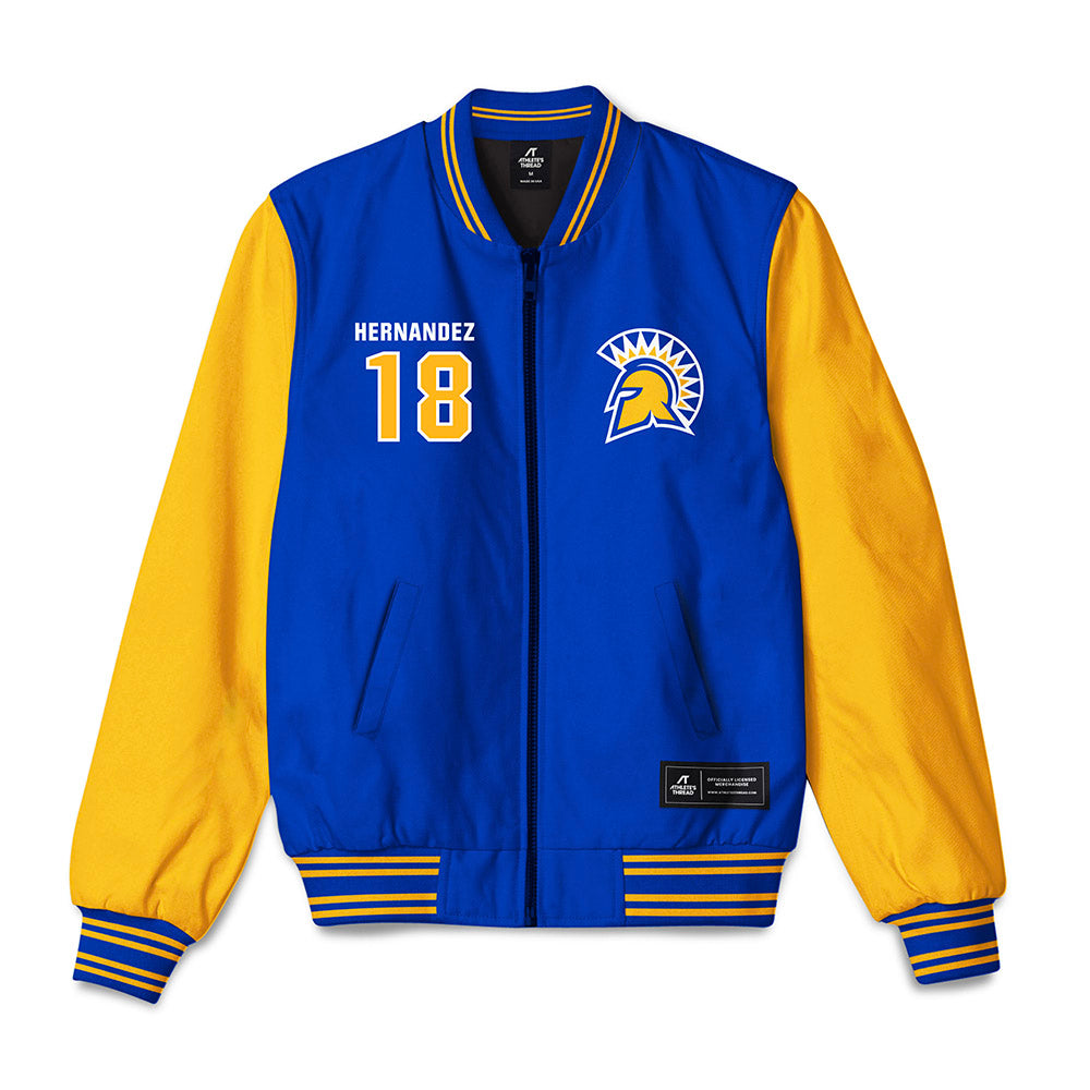 SJSU - NCAA Football : Trace Hernandez - Bomber Jacket-0