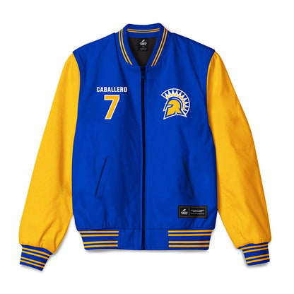 SJSU - NCAA Baseball : Rocco Caballero - Bomber Jacket-0