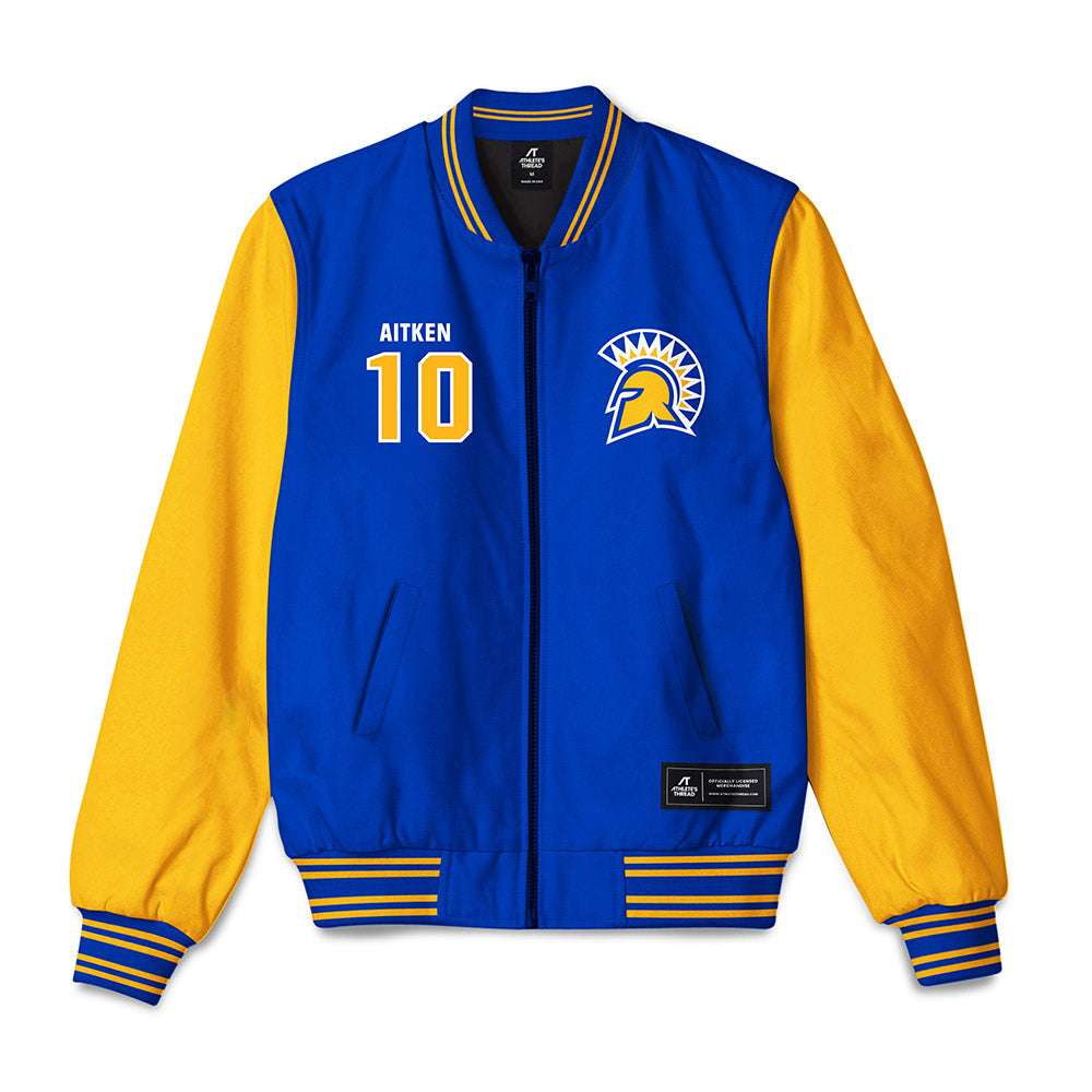 SJSU - NCAA Women's Soccer : Taejah Aitken - Bomber Jacket-0