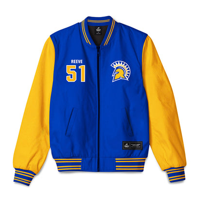 SJSU - NCAA Baseball : Timmy Reeve - Bomber Jacket-0