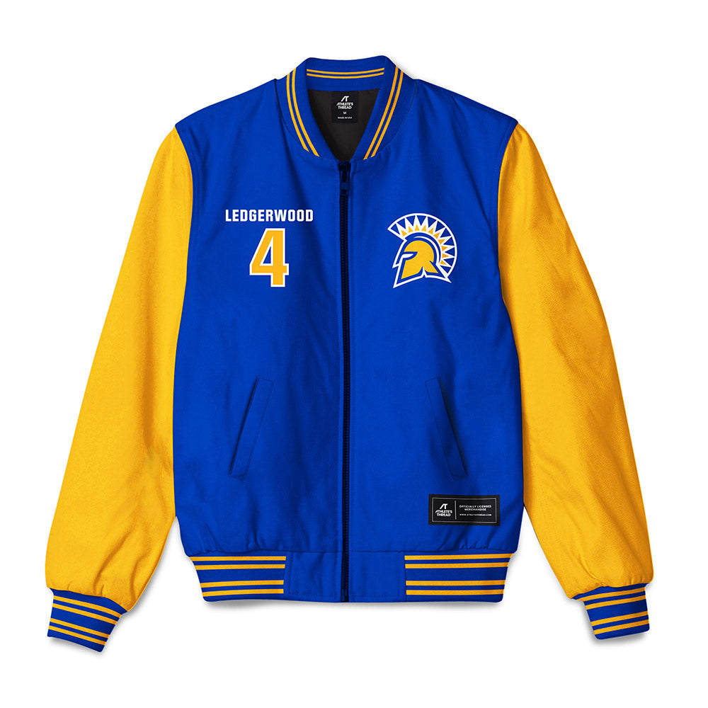 SJSU - NCAA Women's Water Polo : Megan Ledgerwood - Bomber Jacket-0