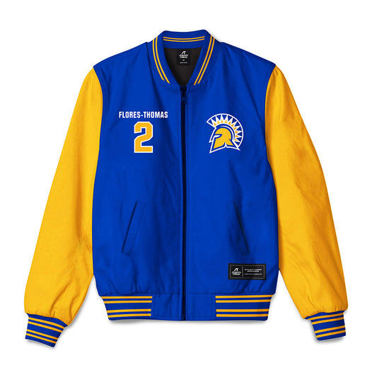 SJSU - NCAA Men's Soccer : Ruben Flores-Thomas - Bomber Jacket-0