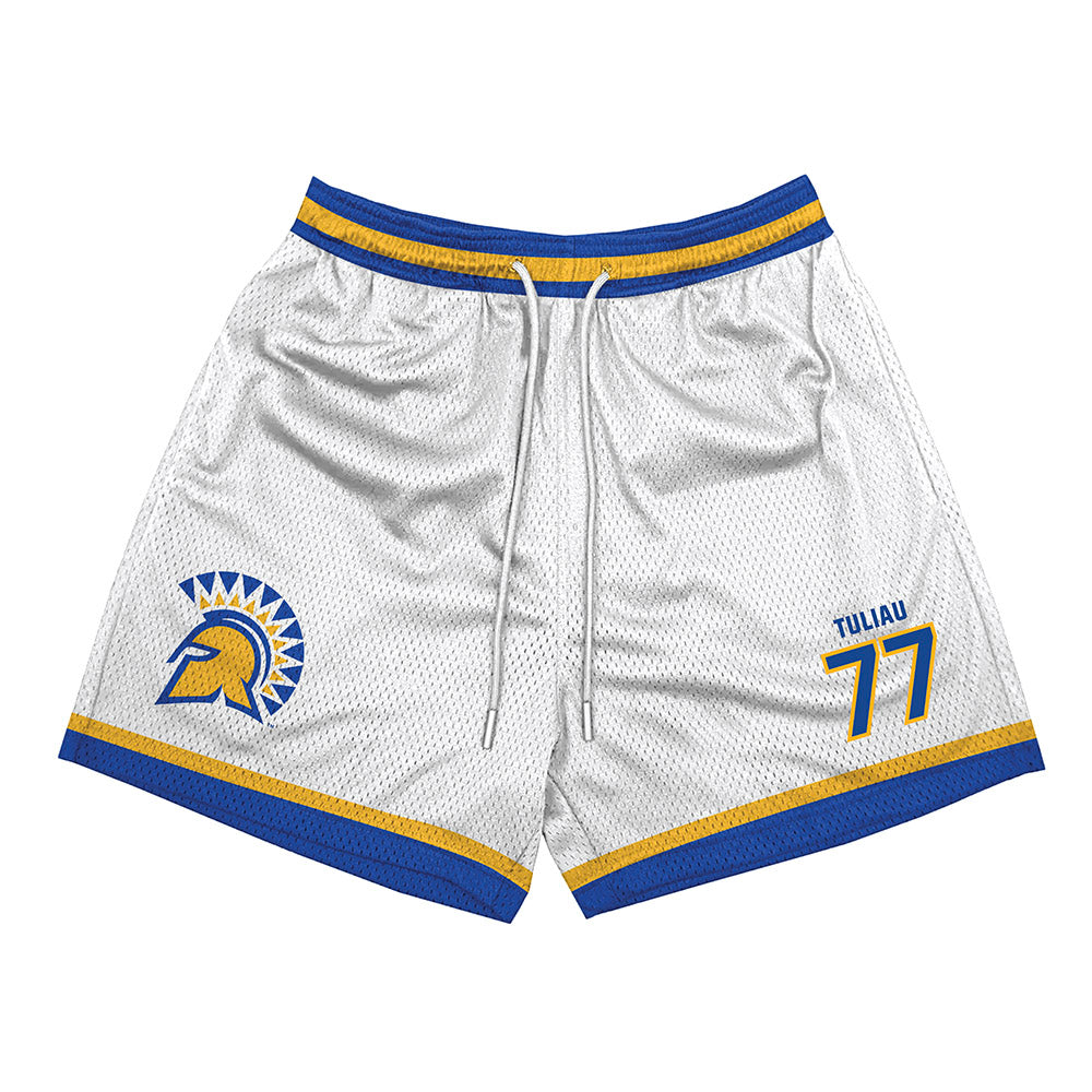 SJSU - NCAA Football : Daniel Tuliau - Shorts-0