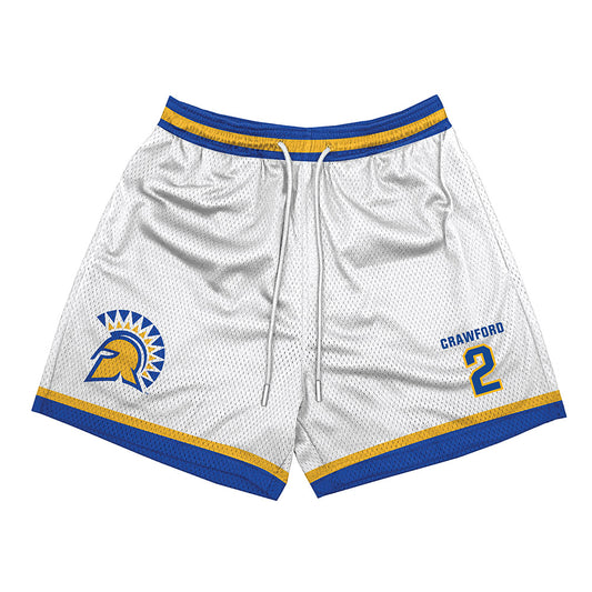 SJSU - NCAA Football : Maliki Crawford - Shorts-0