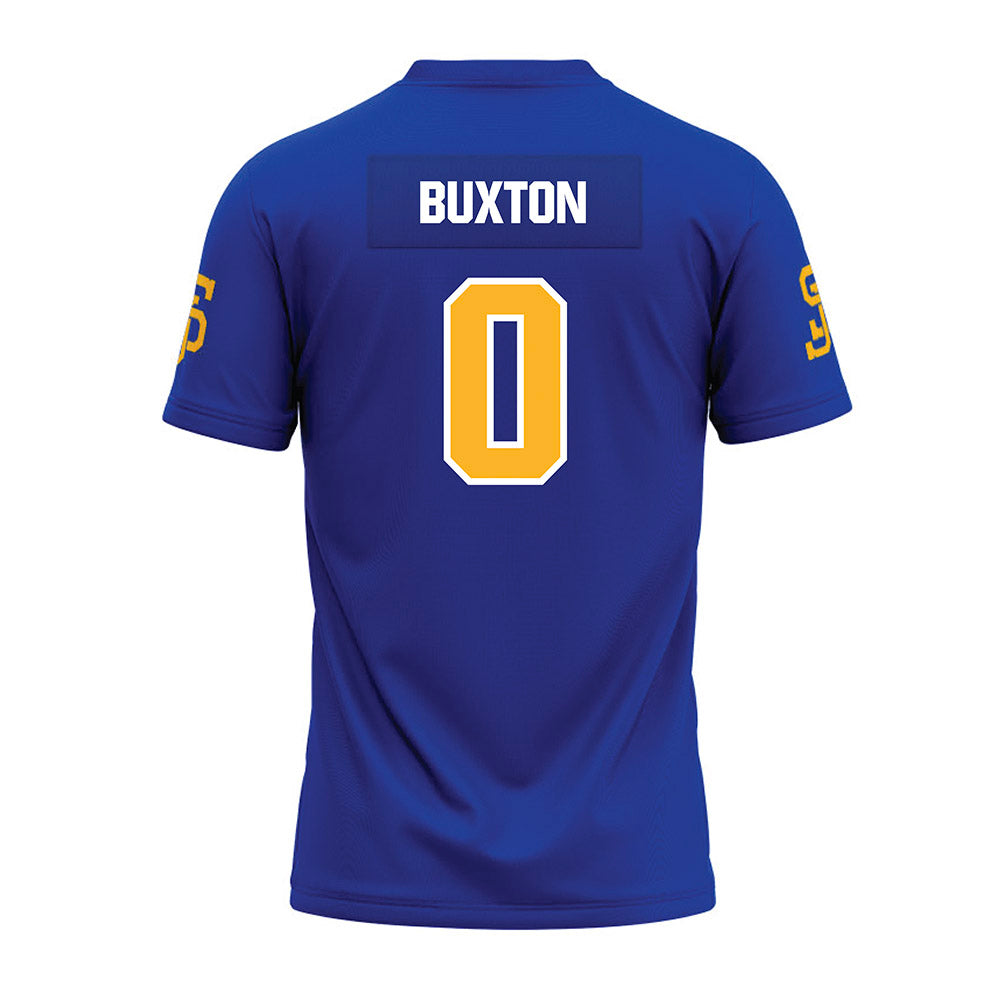 SJSU - NCAA Football : Isaiah Buxton - Blue Premium Football Jersey-1
