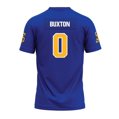 SJSU - NCAA Football : Isaiah Buxton - Blue Premium Football Jersey-1
